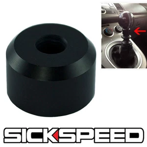 BLACK LIFT UP REVERSE LOCK-OUT SHIFT KNOB ADAPTER FOR MANUAL SHIFTER 10x1.25 - Picture 1 of 1