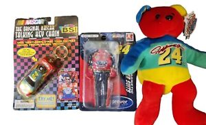 Jeff Gordon 24 - Talking Keychain BSI Magnetic Suit and Speed Beans  Plush 