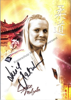 Original Autogramm Luise Malzahn Judo /// Autograph signiert signed signe 350824 - Bild 1 von 2