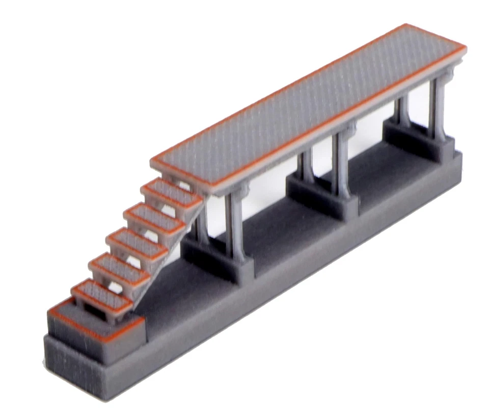 KATO N Gauge Elevating Platform Stairs One Side 23-320 Railway Model Structure - Image 1 of 1