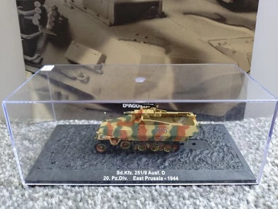 DeAgostini 1:72 Sd Kfz 251/9 Half Track 20 Pz Div East Prussia 1944 Combat Tank  - Image 1 of 3