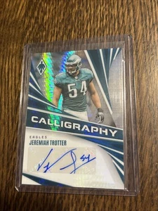 2024 Panini Phoenix Jeremiah Trotter Calligraphy Auto, Eagles - Picture 1 of 5