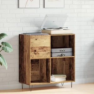 Record Cabinet Black 84.5x38x89 cm Engineered Wood vidaXL - Picture 1 of 117