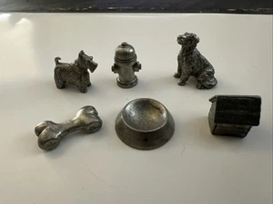 Monopoly THE DOG Artists 2003 Edition - Replacement Tokens Movers Set Of 6 - Picture 1 of 3