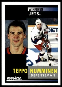 1991-92 Pinnacle #166 Teppo Numminen - Picture 1 of 2