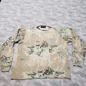 WFS Element Gear Top Womens Large Green Pullover Ghost Camo Pockets Long Sleeve - Picture 1 of 8
