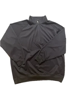 Peter Millar Quarter Zip Pullover Herren Gr. XXL Schwarz Golf Poly Spandex - Bild 1 von 6