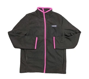 Land's End Youth Girl's Long Sleeve Full Zip Grid Fleece Jacket M (8) - Picture 1 of 3