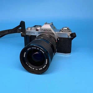 Canon AV-1 35mm Film SLR Camera with Canon FD 35-70mm F/4 Lens - Picture 1 of 13