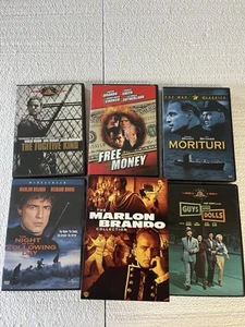 Marlon Brando movie lot 10 dvd mutiny Fugitive Guys Morituri Free Money Caesar - Picture 1 of 2