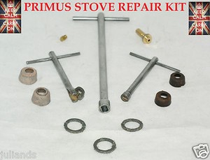 PRIMUS STOVE KEYS TOOL NRV VALVE PRIMUS STOVE JET PARTS OPTIMUS CUP WASHER SPARE