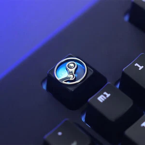 Zinc-Aluminum Keycaps Button Fit for Steam Platform Game Mechanical Keyboards - Picture 1 of 3