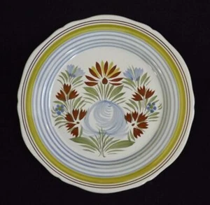 Henriot Quimper Fleuri Royal Dinner Plate France 10.25" EXC 2 Available - Picture 1 of 4