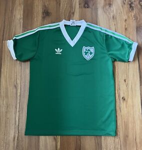 Retro Republic Of Ireland Adidas Shirt M Medium