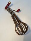 Vintage High Speed Super Center Drive Beater Red Hand Crank Rusty Metal USA