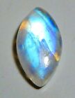 07 CT  NATURAL BLUE FIRE RAINBOW MOONSTONE MARQUISE CABOCHON GEMSTONE SZ-727