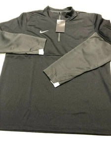 Nike Trainingspullover Herren Large schwarz 1/4 Reißverschluss - Bild 1 von 7