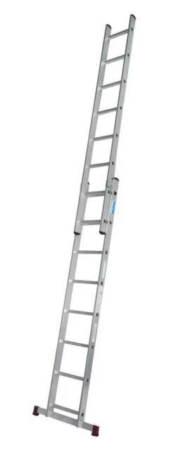 KRAUSE CORDA 2x8 Aluminium Sprossen-Schiebeleiter - 4,85m (032089)