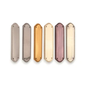 Protector de puerta georgiana diseño con cuerda para dedo placa de empuje - Imagen 1 de 50