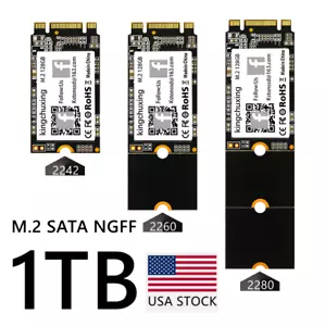 Kingchuxing M.2 NGFF SSD 2280 2260 2242 1 TB 512 GB SATA Solid State Laufwerk 550 MB/s - Bild 1 von 16