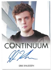 Erik Knudsen as Alec Sadler Autograph in Continuum Auto - Picture 1 of 2