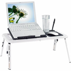 General Office Notebook Tisch: Notebooktisch mit 2 USB-Lüftern, klappbar - Bild 1 von 5