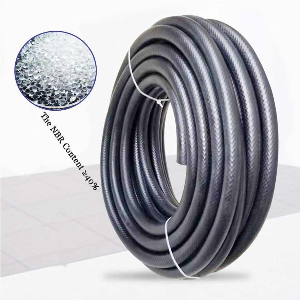 Nitrile Rubber Injection Fuel Hose Flexible Braided Gas Pipe Line - Image 1 of 1