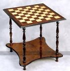 Giglio 2 Level, 4 Legged Wooden Chess Table (60mm squares) (UK)