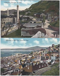 GIBRALTAR VISTAS DEL PUEBLO X 2 POSTALES - Imagen 1 de 1