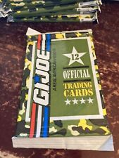 4 ea. Vintage GI JOE Trading Cards Sealed Pack A Real American Hero Official 91
