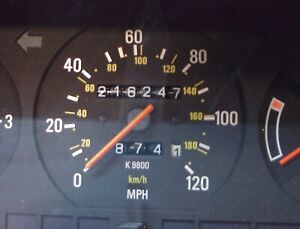 Volvo 240 Gauge Cluster K9800 1991 DL WAGON. Only Correct For 1991 240 WAGON.