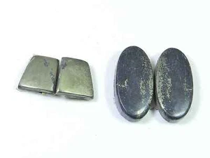 Natürlicher Appach Gold Pyrit 2 passende Paar ausgefallene Cabochon Edelstein... - Bild 1 von 9