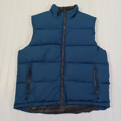 Outdoor Life Navy Blue With Black Lining Full Zip Puffer Vest Size L - Image 1 of 4