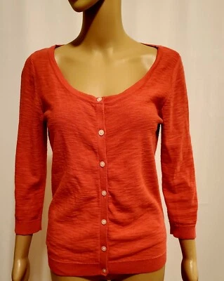 Кардиган Joe Fresh Coral рукав 3/4 размер S - Изображение 1 из 4