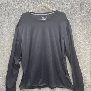 L.L. Camiseta manga larga BEAN para hombre "ligeramente ajustada" talla XXL negra regular - Imagen 1 de 11