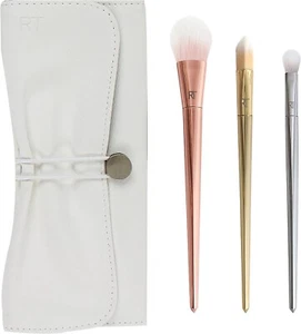 Real Techniques Bold Metal Collection Makeup Brush Set Plush Premium Quality - Picture 1 of 6