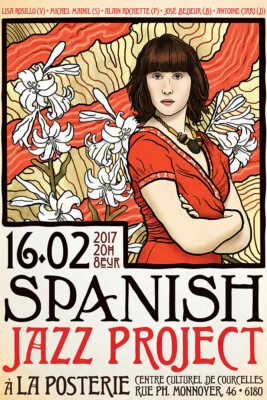 Spanish Jazz Project Vintage Cultural Music Art Wall Room Poster - POSTER 20x30 - Image 1 of 4