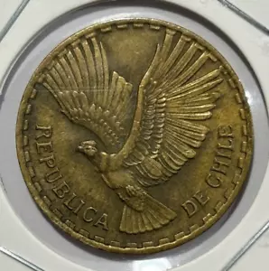 1965 Chile 10 Centesimos Coin - Picture 1 of 3