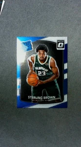 2017-18 Donruss Optic Rated Rookie #165 Sterling Brown Bucks - Picture 1 of 2
