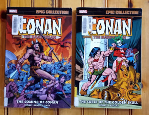 Conan the Barbarian The Epic Collection Volume 1 and Volume 3 Marvel