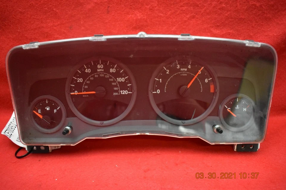 07 2007 Jeep Patriot Jeep Compass Speedometer Instrument Gauge Cluster 172,764K - Image 1 of 4