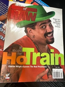 WWF WWE RAW Magazine JULY 1999 Godfather Cover - Picture 1 of 3