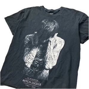 Suicide Silence RIP Mitch Lucker In Memoriam 1984-2012 Black T-Shirt LARGE USED - Picture 1 of 4