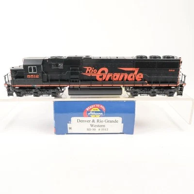 Proto 2000 HO Denver Rio Grande Western D&RGW #5512 SD50 Diesel Locomotive DC - Image 1 of 4