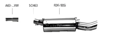 Scarico sportivo Bastuck - 89-96 Ford Fiesta GFJ - Immagine 1 di 3