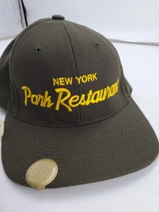 RARO Sombrero/Gorra Marca Capucha Restaurante Parque Nueva York Nuevo con Etiquetas - Imagen 1 de 12