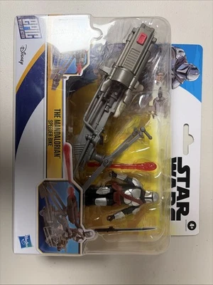 Figura de acción Star Wars G0372 The Mandalorian y Speeder Epic World of Action Foto 1 de 2