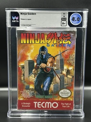 Ninja Gaiden • WATA 8.0 B+ • Nintendo NES - Image 1 of 2