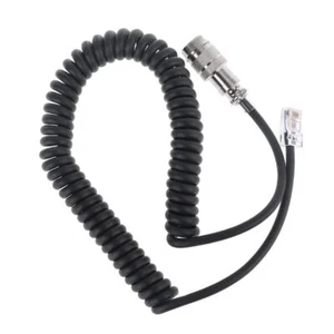 8Pin to RJ-45 Modular Plug Mic Cable Adapter for Yaesu Microphone MD-200 MD-100 - Zdjęcie 1 z 8