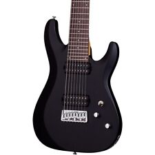 Schecter Guitar Research C-8 Deluxe Eight-String Electric Guitar Satin Black for sale